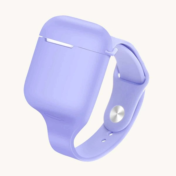 

Solid AirPods Case With Watch Band, Purple