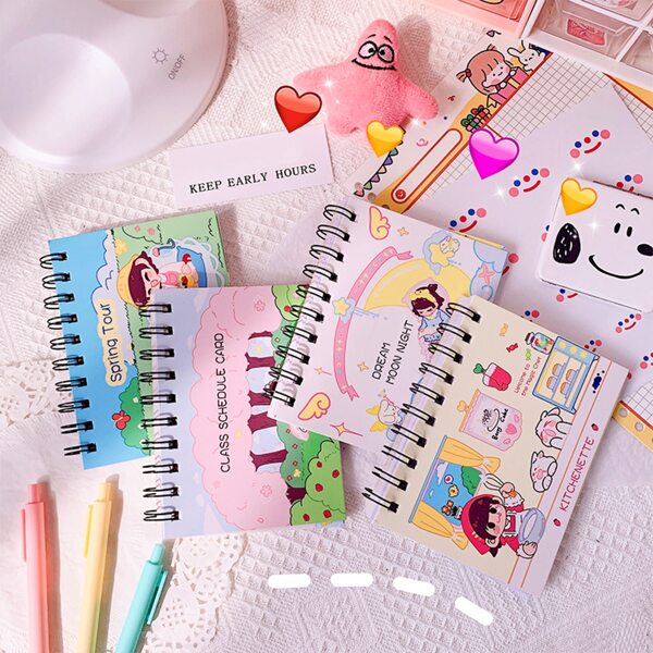 

1pack Cartoon Graphic Cover Random Notebook, Multicolor