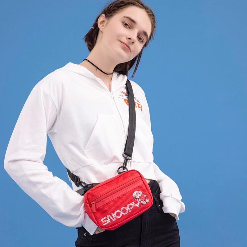 

Cartoon Crossbody Bag, Red
