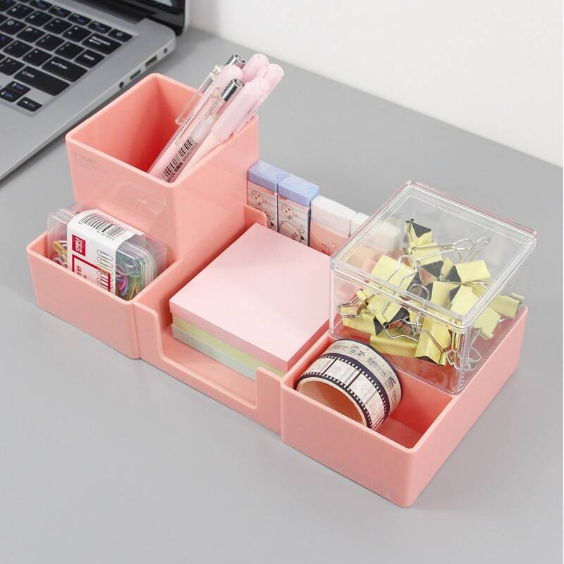 

1pc Multifunction Pen Holder, Pink
