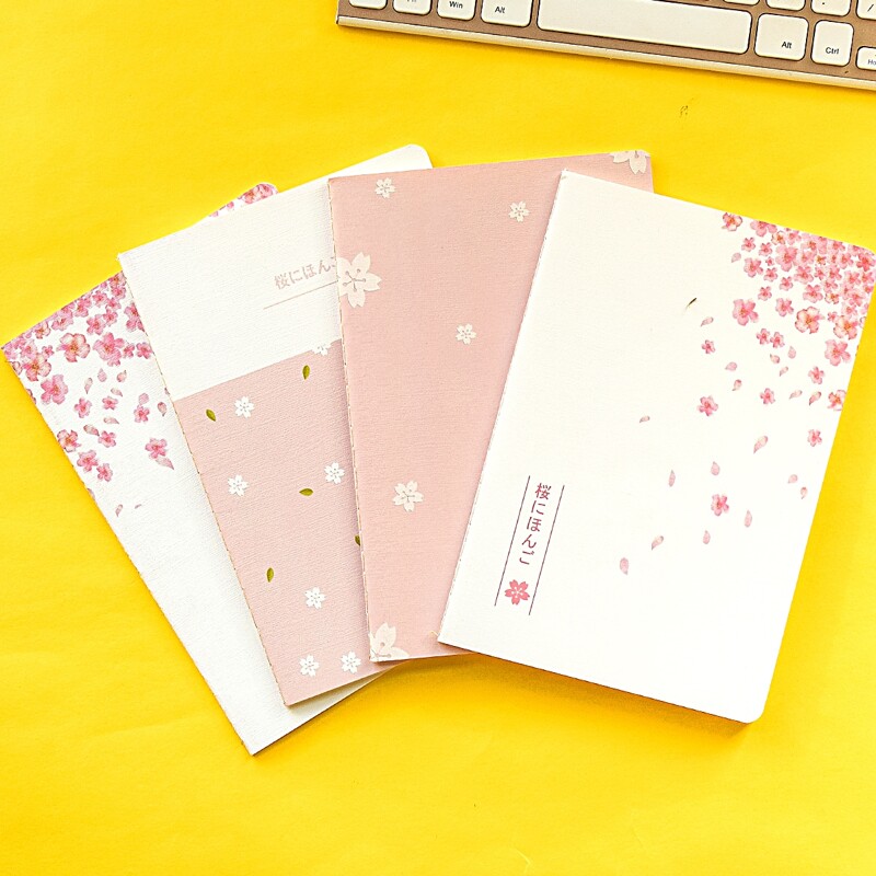 

1pack Flower Print Cover Random Notebook, Multicolor