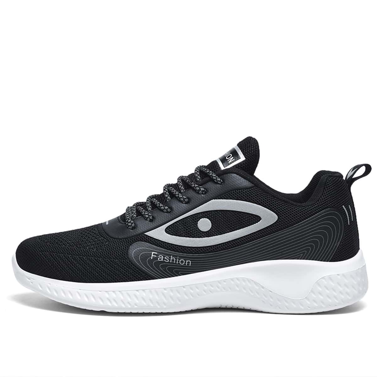 

Guys Lace-up Wide Fit Sneakers, Black