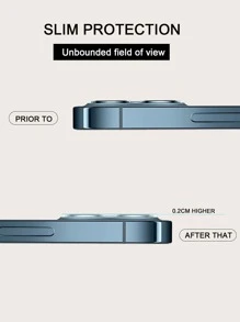 1pc Clear Camera Lens Protector Compatible With iPhone15/15Plus/15Pro/15Promax - Clear - View 4