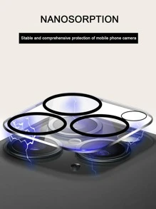 1pc Clear Camera Lens Protector Compatible With iPhone15/15Plus/15Pro/15Promax - Clear - View 5