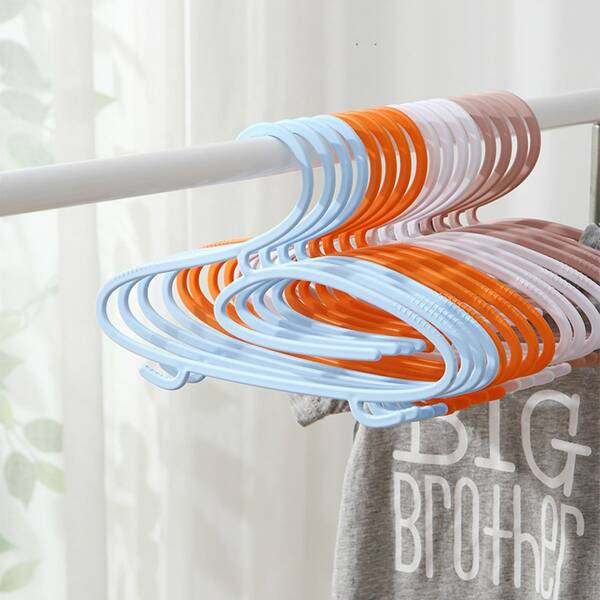 

10pcs Random Color Hanger, Multicolor