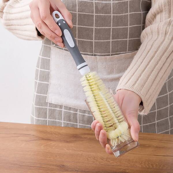 

1pc Cup Cleaning Brush, Grey