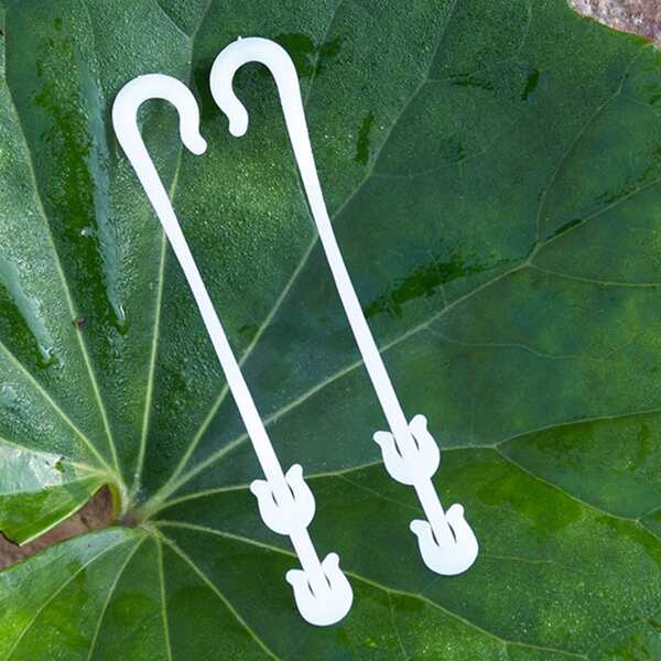 

100pcs Gardening Plants Hook, White