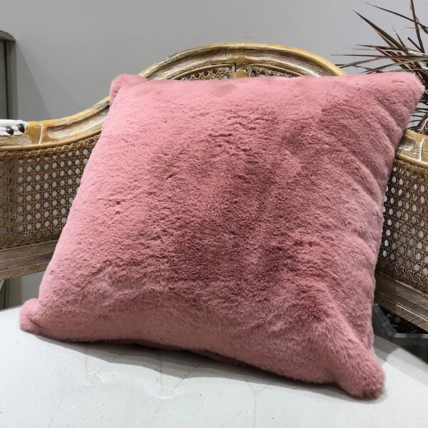 

Plush Cushion Cover Without Filler, Pink
