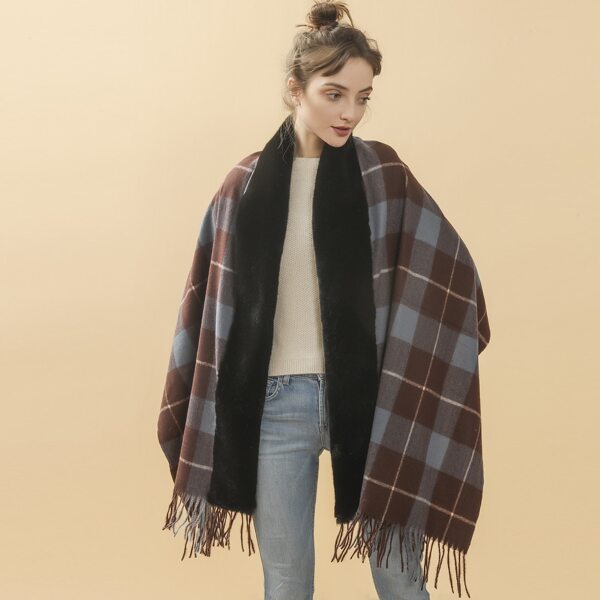 

Plaid Pattern Scarf, Multicolor