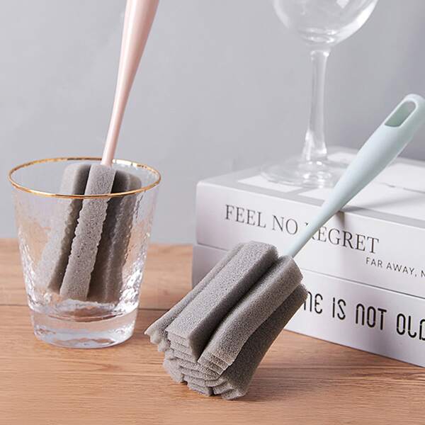 

2pcs Cup Cleaning Sponge, Multicolor