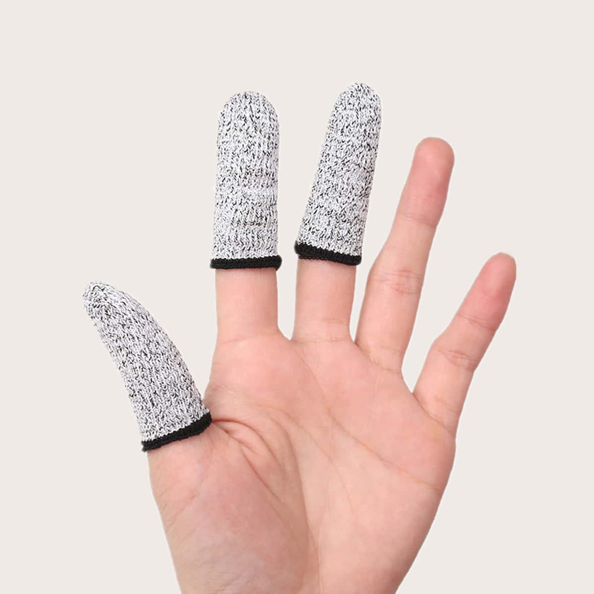 2pcs Anti-cut Finger Cot, Grey