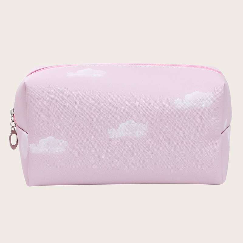 

Cloud Print Makeup Bag, Multicolor