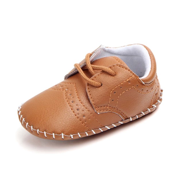 

Baby Boy Wide Fit Perforated Sneakers, Brown