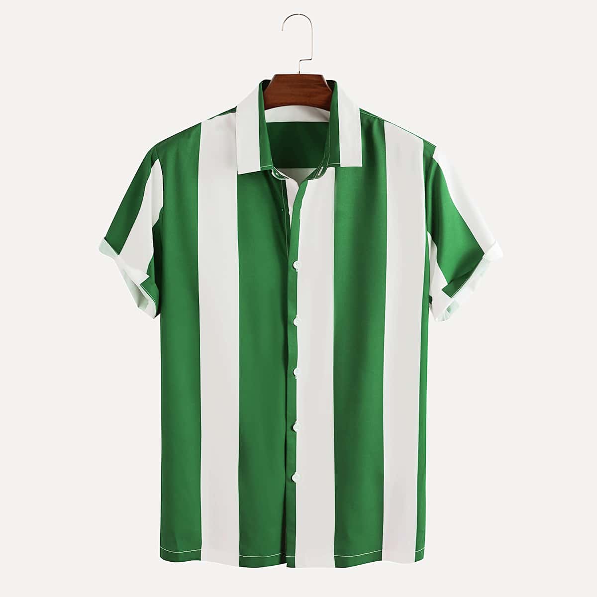 

Guys Striped Button Front Shirt, Multicolor