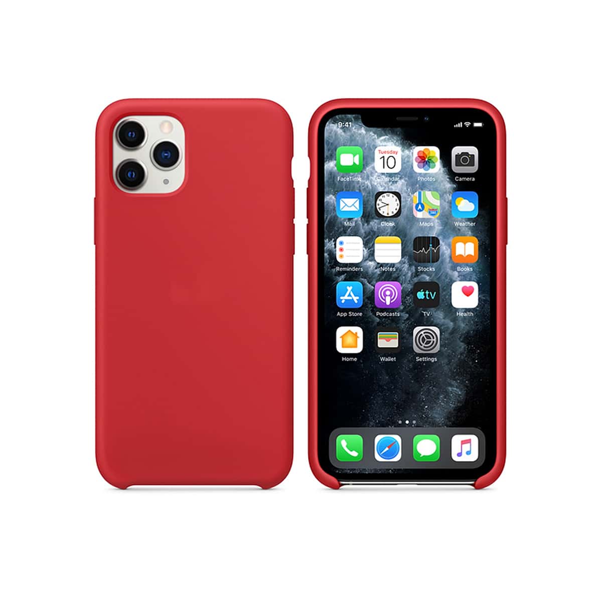

Solid Anti-fall iPhone Case, Red