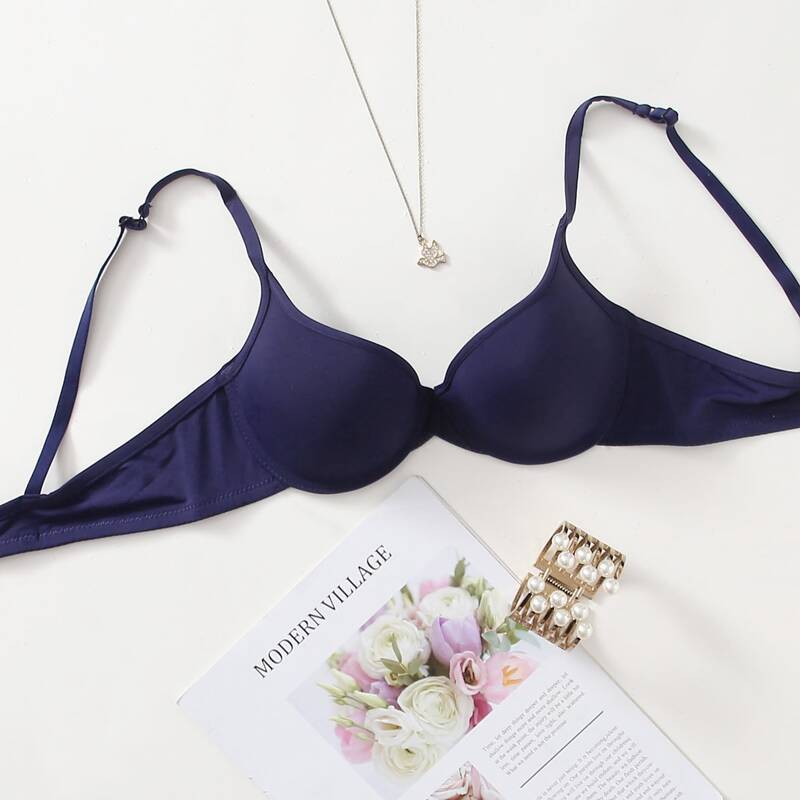 

Solid Simple Bra, Royal blue