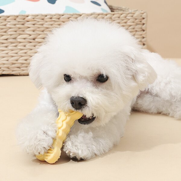 

Bone Shaped Dog Chew Toy, Yellow