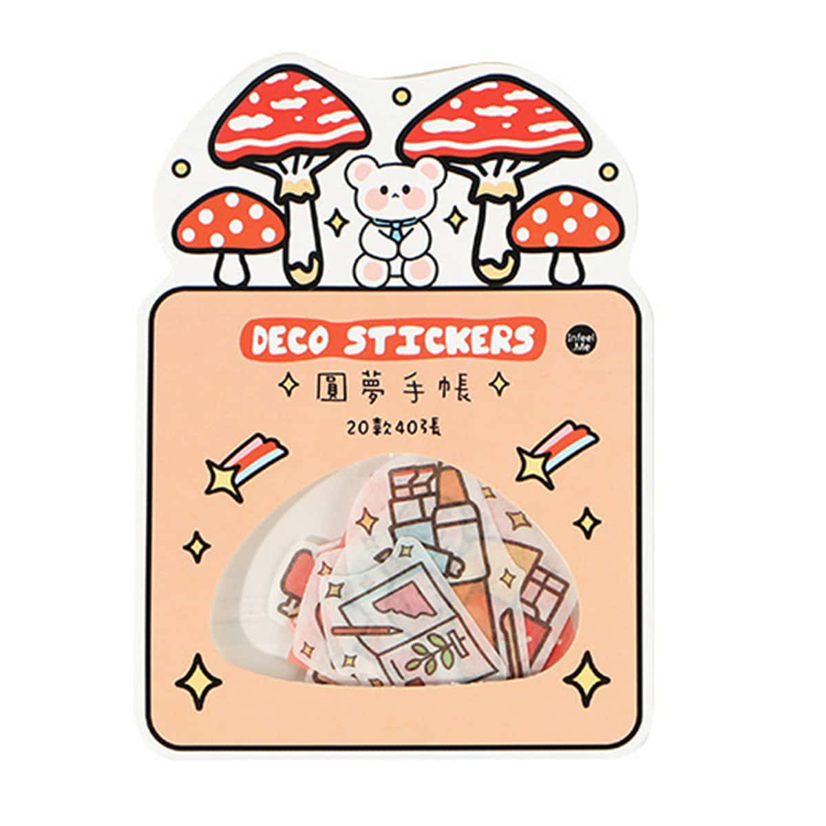 

40pcs Random Cartoon Pattern Sticker, Multicolor
