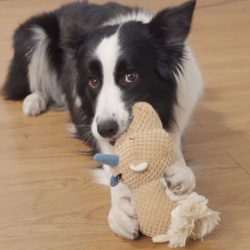 

Unicorn Shaped Dog Sound Toy, Khaki