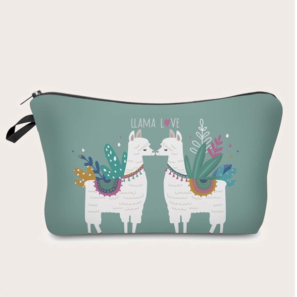 

Couple Alpaca Makeup Bag, Multicolor