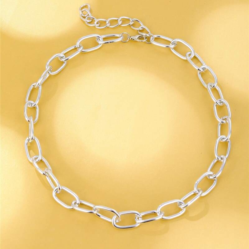 

Chunky Chain Necklace, Silver