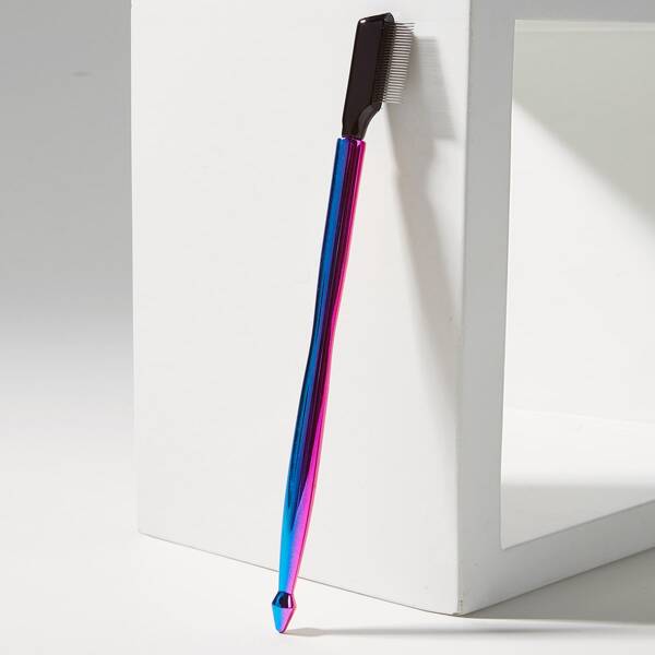 

Colorful Handle Eyebrow Comb, Multicolor