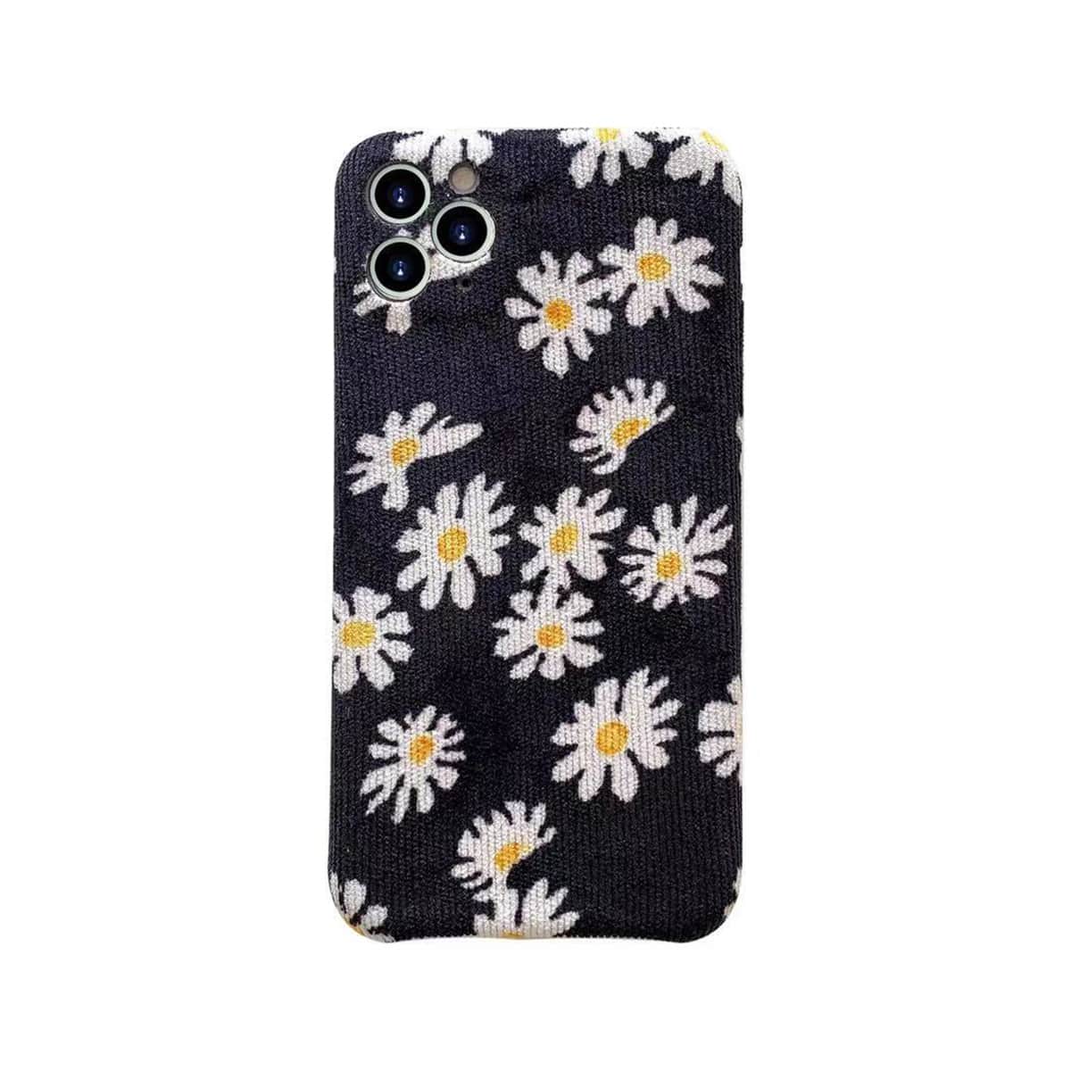 

Daisy iPhone Case, Black