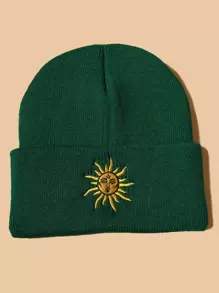 サン刺繍ニット帽
