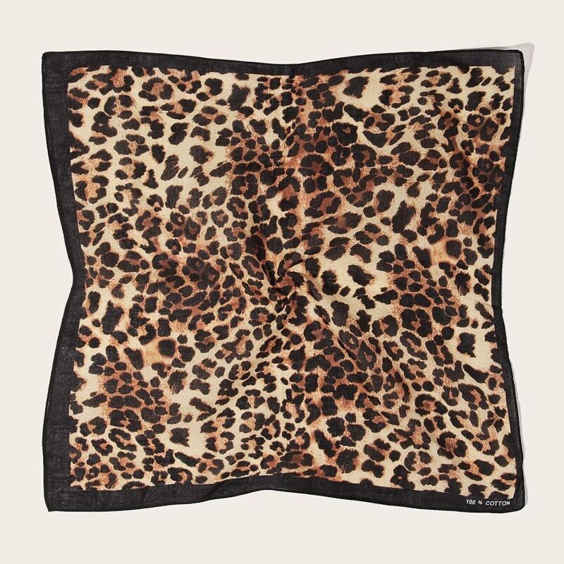 

Leopard Print Bandana, Multicolor