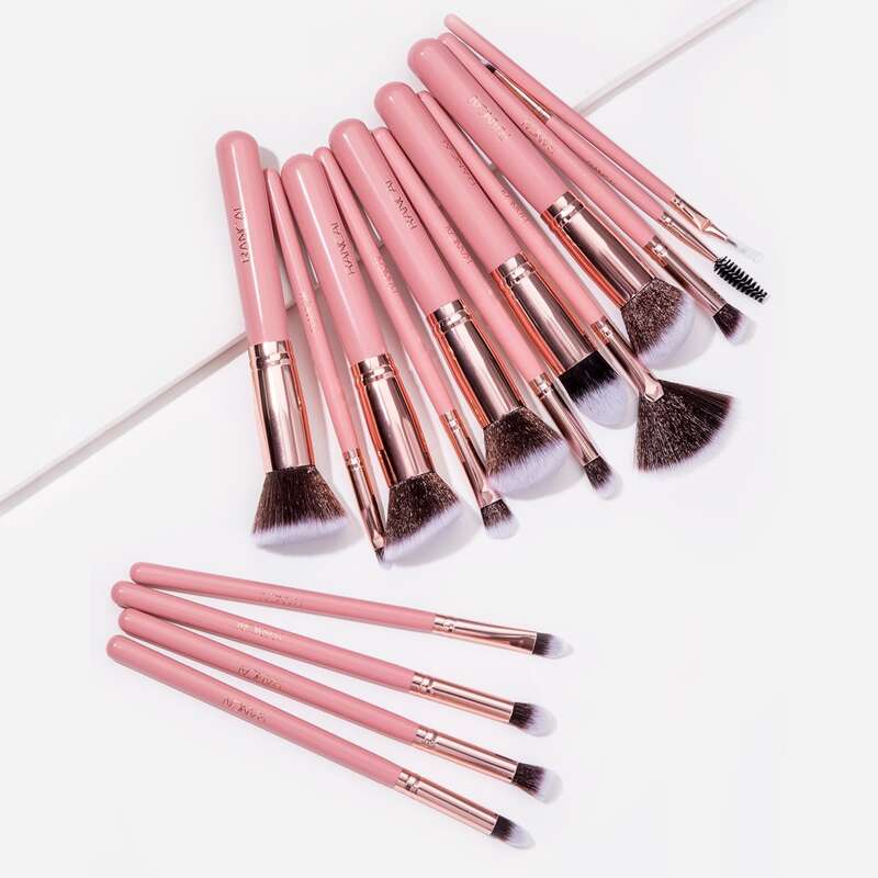 

16pcs Makeup Brush Set, Pink