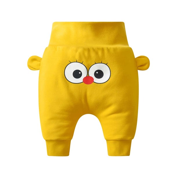 

Toddler Boys Cartoon Graphic Thermal Sweatpants, Yellow