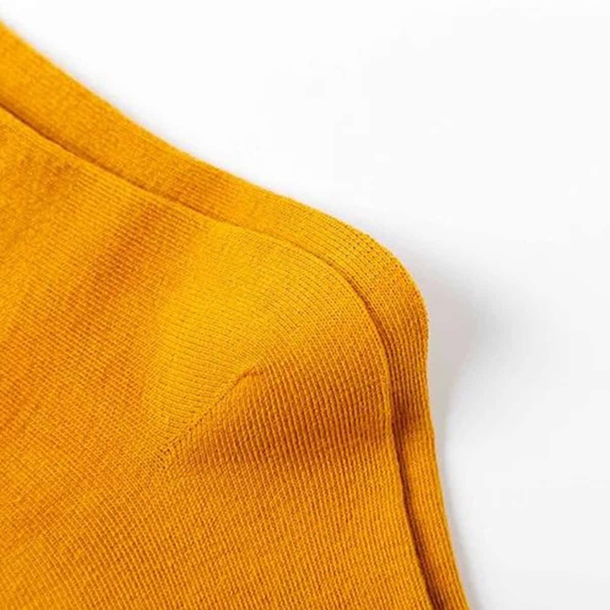 

Striped Crew Socks, Mustard yellow