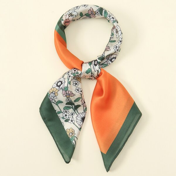 

Color Block Ditsy Floral Bandana, Multicolor