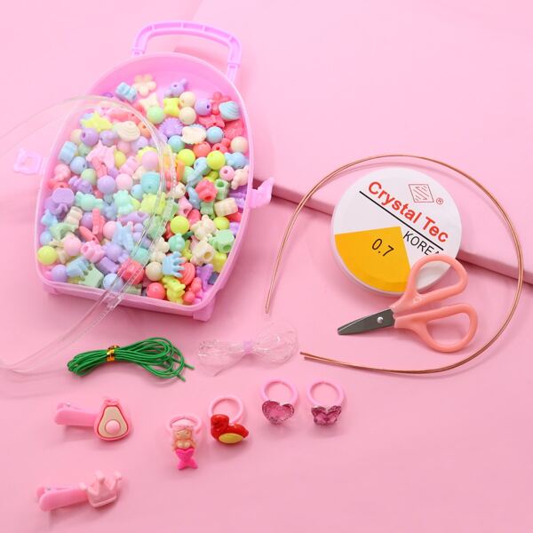 

Toddler Girls DIY Jewelry Set, Multicolor