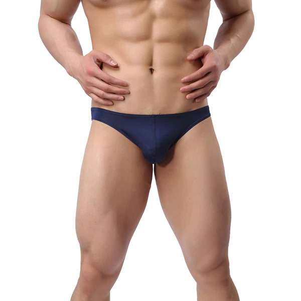 

Men Solid Brief, Navy blue
