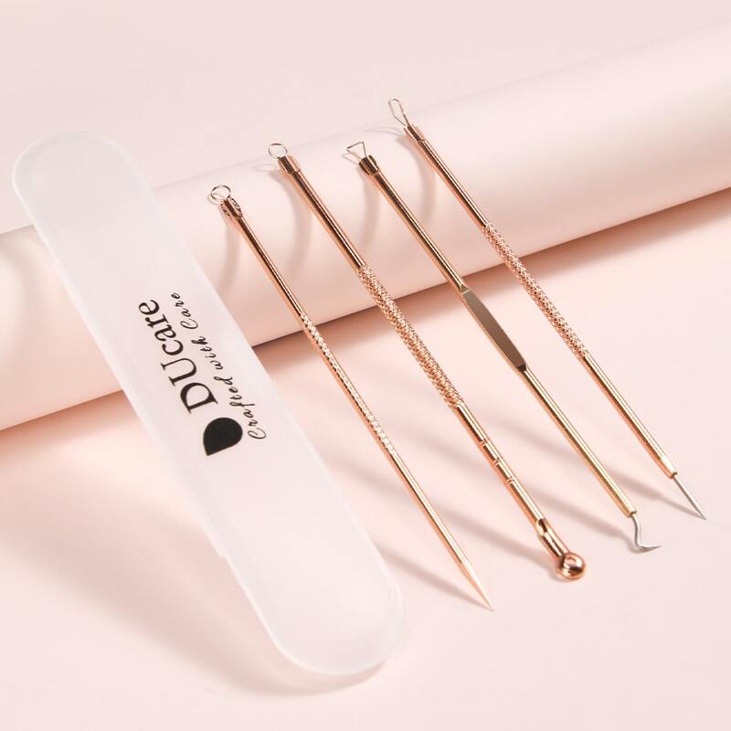 

4pcs Acne Needle Set, Gold