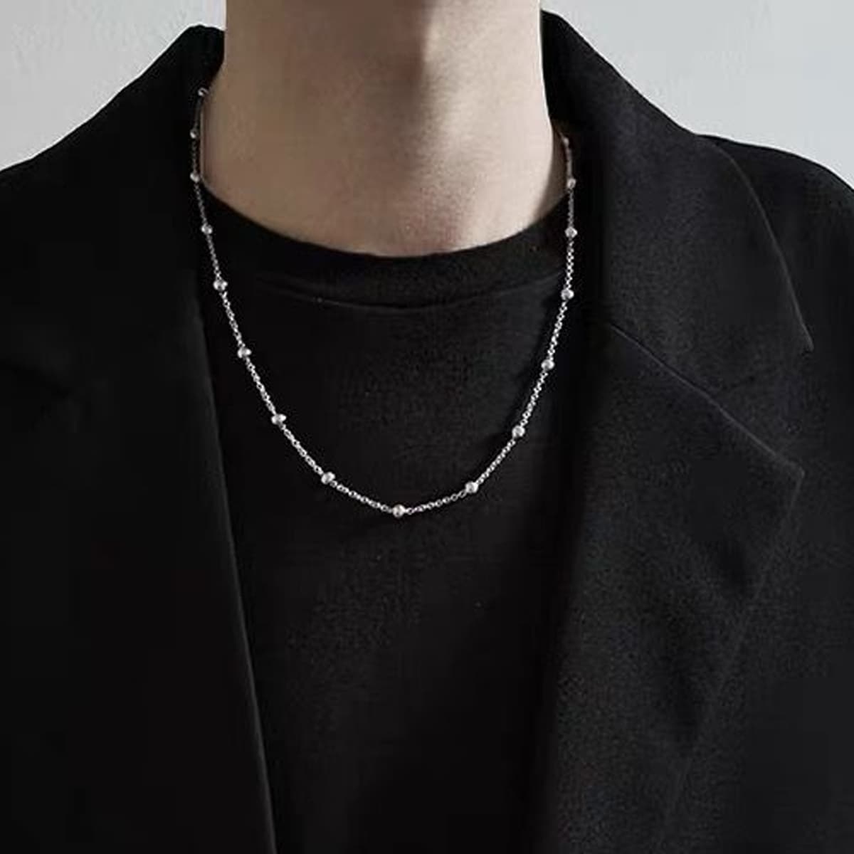 

Guys Chain Necklace, Silver