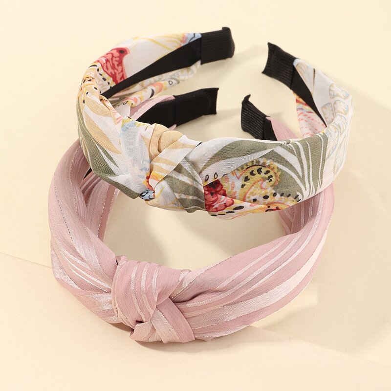 

2pcs Knot Headband, Multicolor