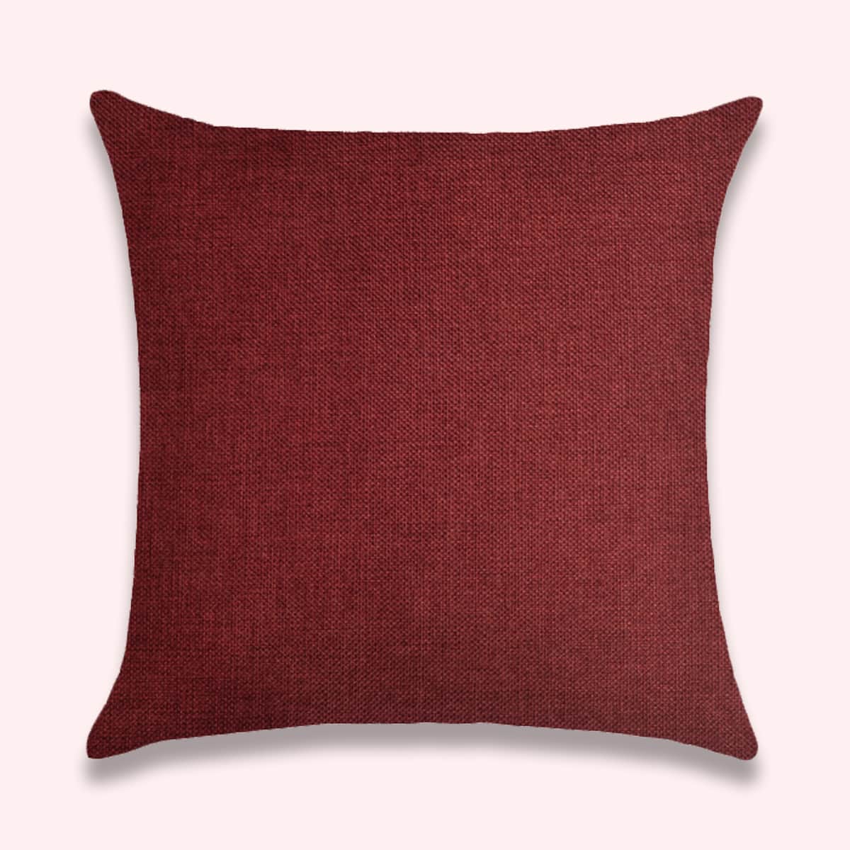

Plain Cushion Cover Without Filler, Burgundy