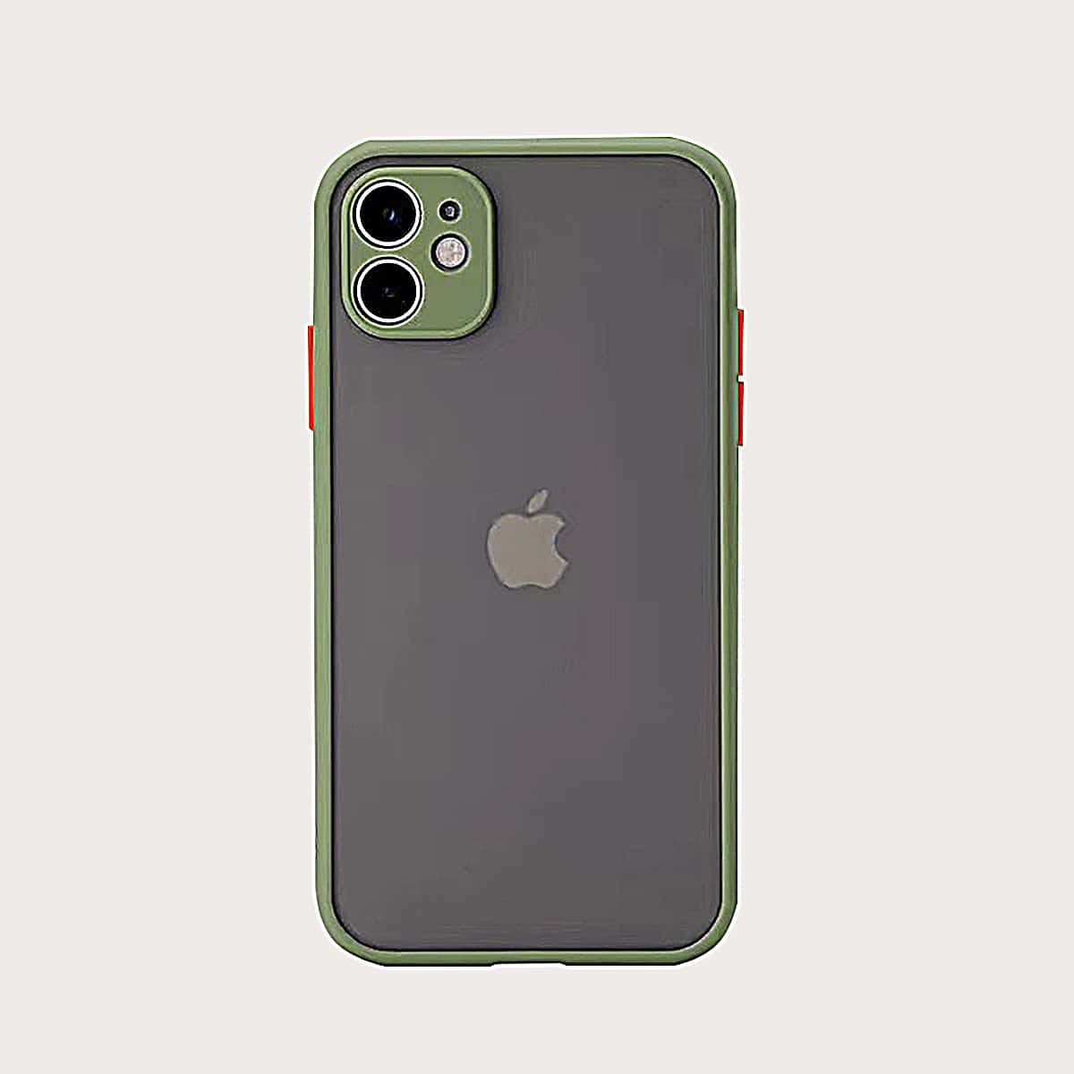 

Contrast Frame iPhone Case, Clear