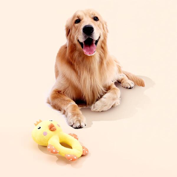 

Duck Shaped Dog Sound Toy, Yellow