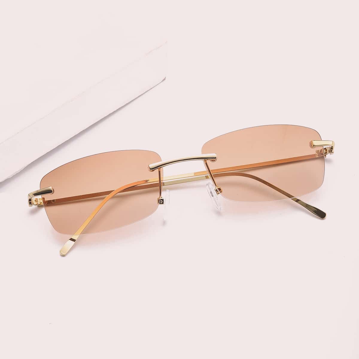 

Square Rimless Sunglasses