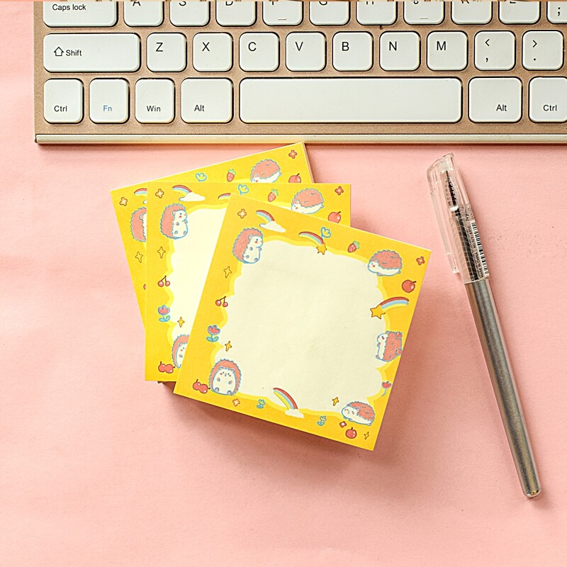 

1pack Cartoon Graphic Random Sticky Note, Multicolor