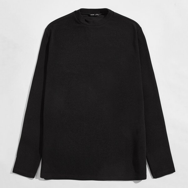 

Men Solid Top, Black