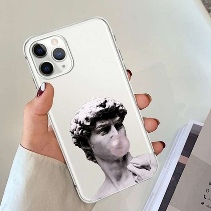 

Sculpture Pattern iPhone Case, Clear