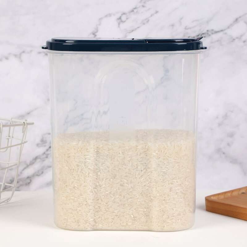 

1pc Whole Grain Storage Tank, Clear