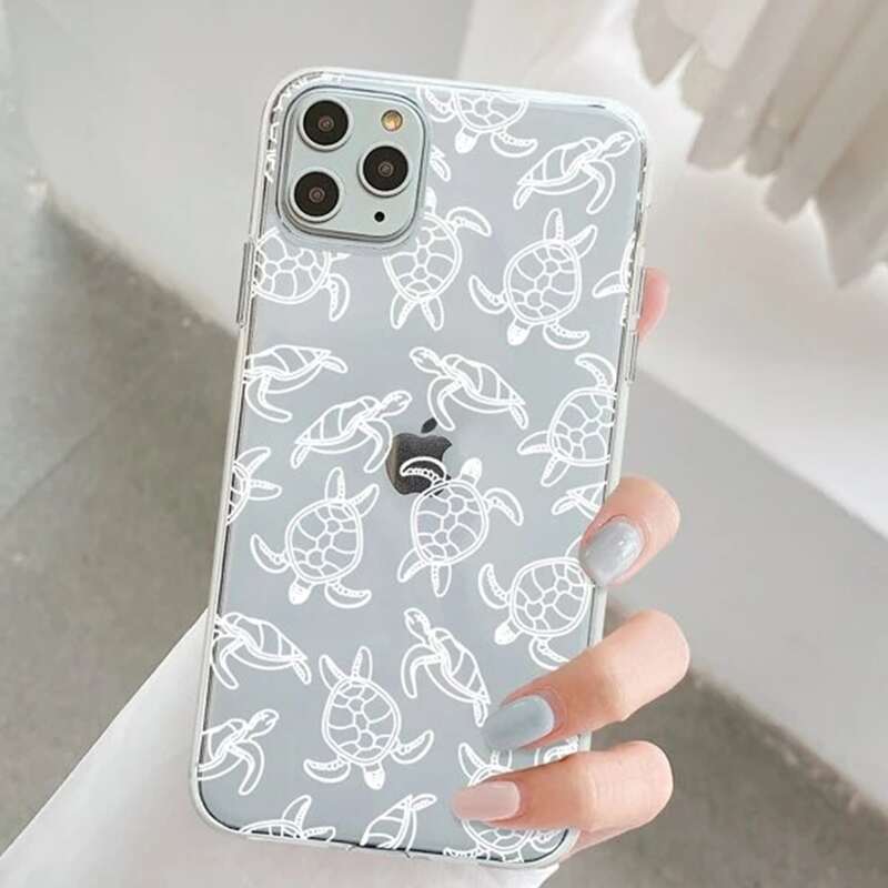 

Turtle Clear iPhone Case