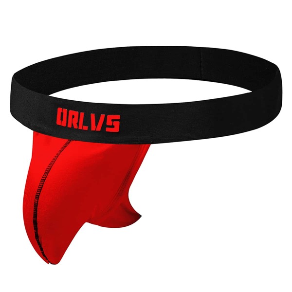 

Men Letter Tape Brief, Red