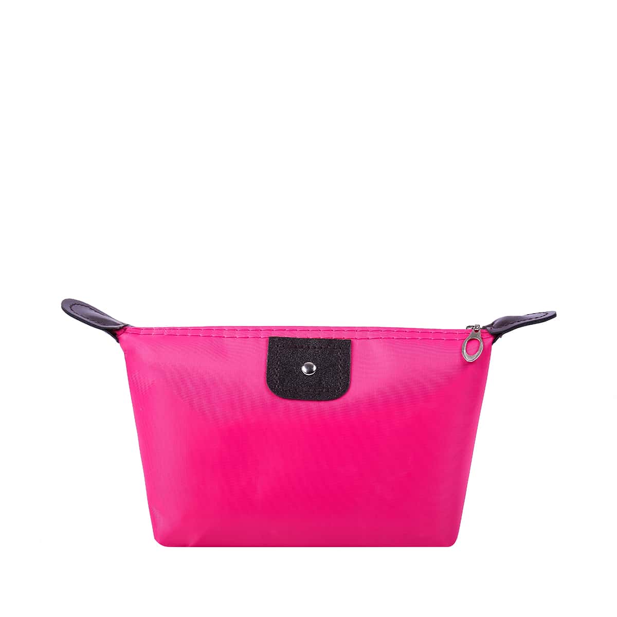 

Simple Zipper Makeup Bag, Hot pink
