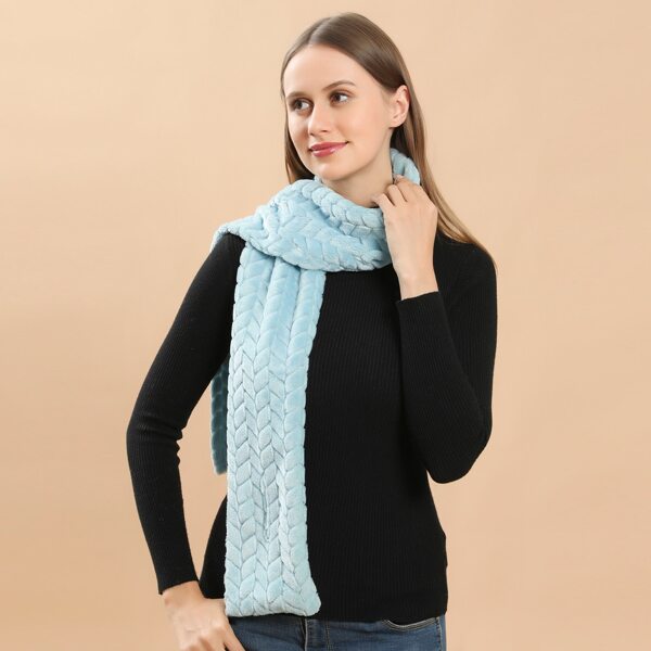 

Solid Warm Scarf, Baby blue